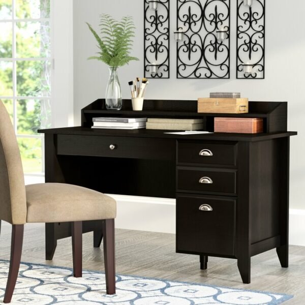 Meja Kantor Minimalis Laci 3 Samping