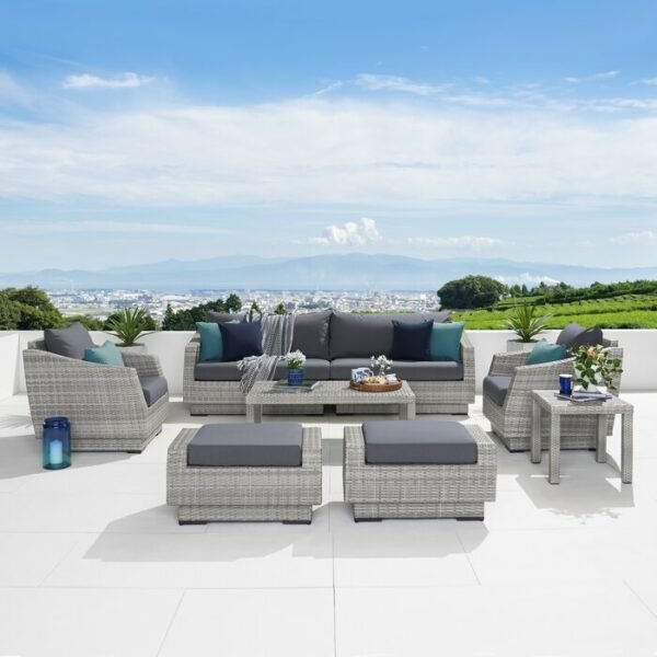 Set Kursi Rotan Sintetis Sofa Castelli