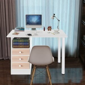 Meja Laptop Minimalis Simple Putih Terbaru