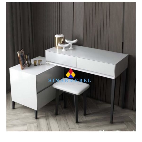 Meja Rias Minimalis Warna Putih Shiena