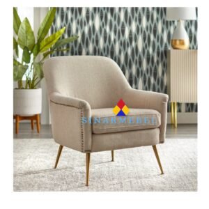 Kursi Sofa Andrean Kaki Gold