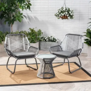 Set Kursi Teras Rotan Industrial Himne