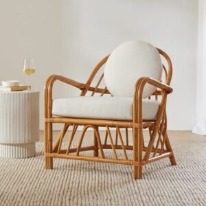 Kursi Rotan Alami Sofhara Bantalan Sofa