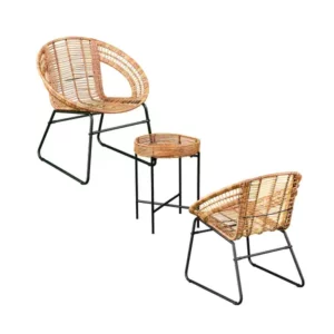 Set Kursi Teras Rotan Sintetis Samnia