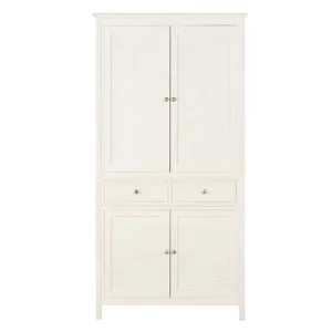 Lemari Hias Minimalis White Rustic Denta