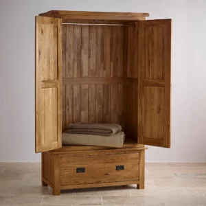 Jual Lemari Pakaian Minimalis 2 Pintu Bergaya Rustic
