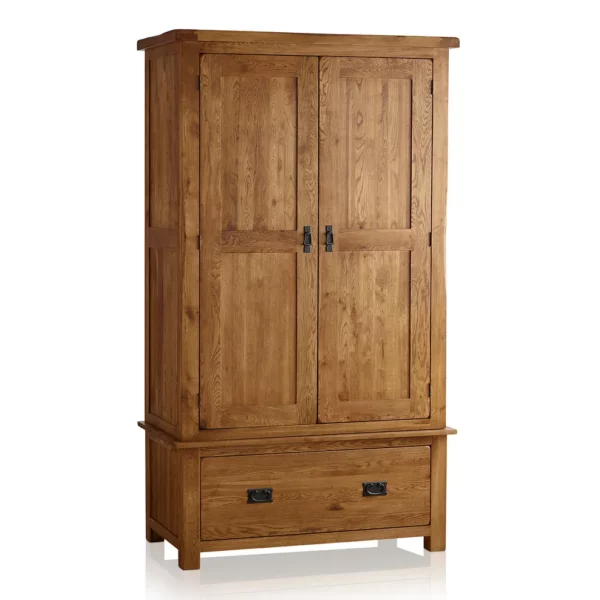 Jual Lemari Pakaian Minimalis 2 Pintu Bergaya Rustic